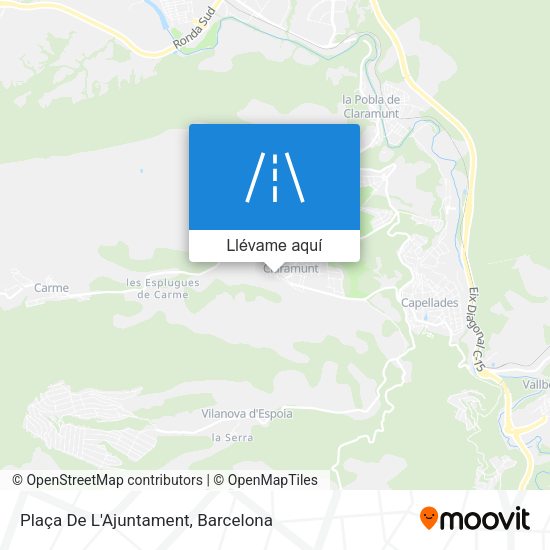 Mapa Plaça De L'Ajuntament