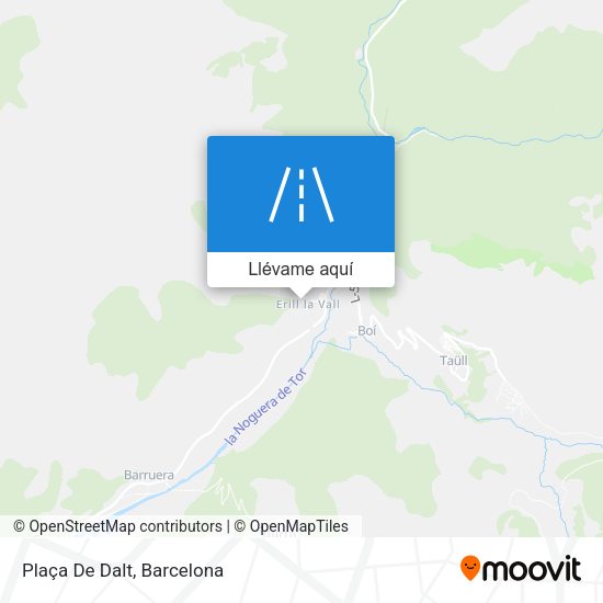 Mapa Plaça De Dalt