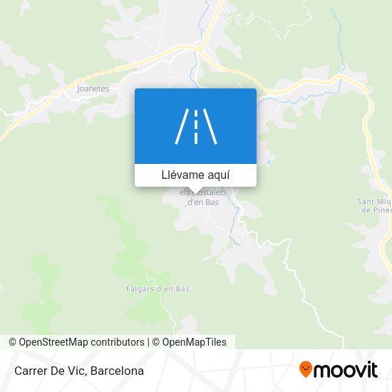 Mapa Carrer De Vic