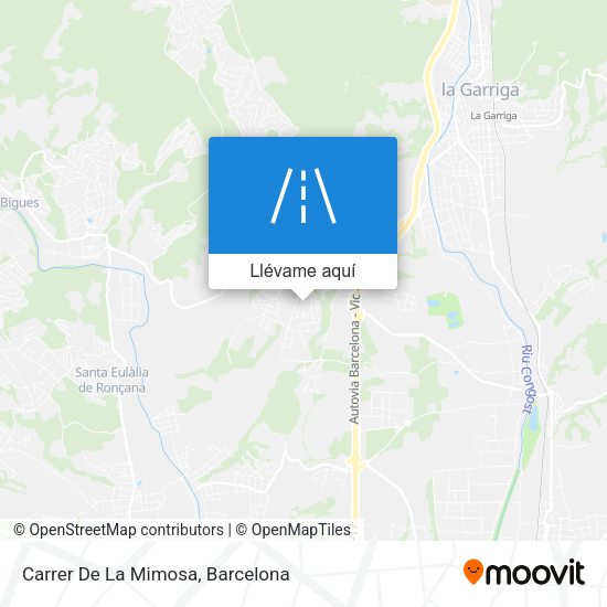 Mapa Carrer De La Mimosa