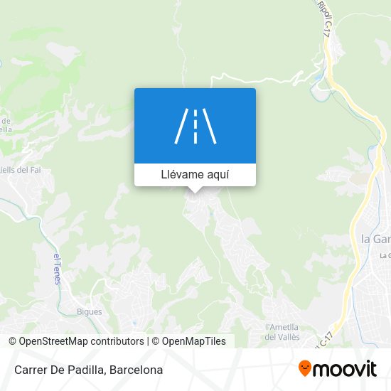 Mapa Carrer De Padilla