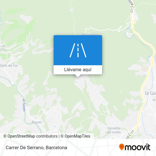 Mapa Carrer De Serrano
