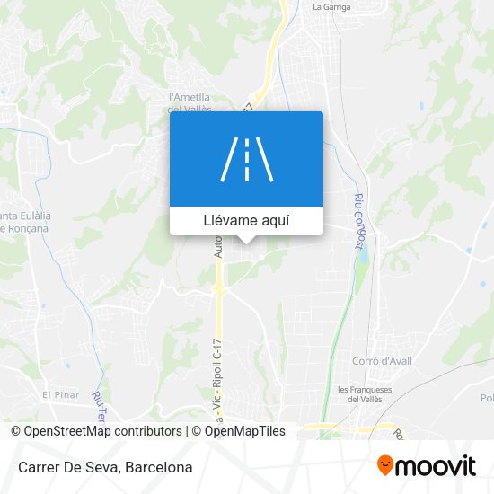 Mapa Carrer De Seva
