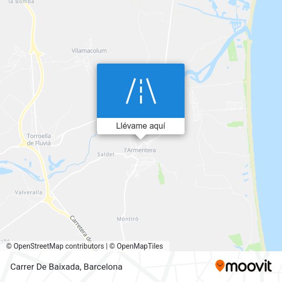 Mapa Carrer De Baixada
