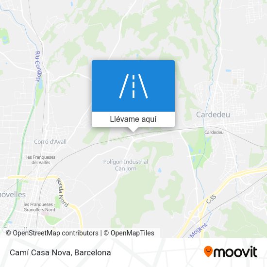 Mapa Camí Casa Nova