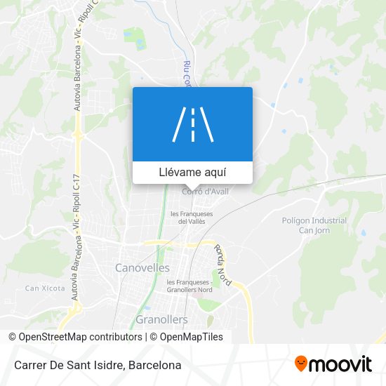 Mapa Carrer De Sant Isidre