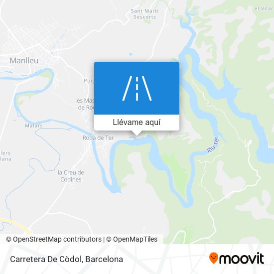 Mapa Carretera De Còdol