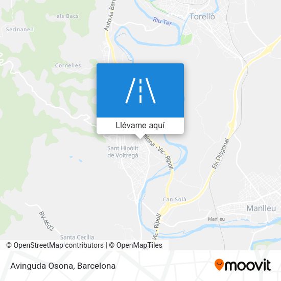 Mapa Avinguda Osona