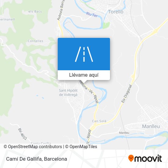 Mapa Camí De Gallifa
