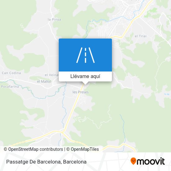 Mapa Passatge De Barcelona