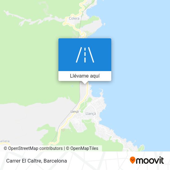Mapa Carrer El Caltre