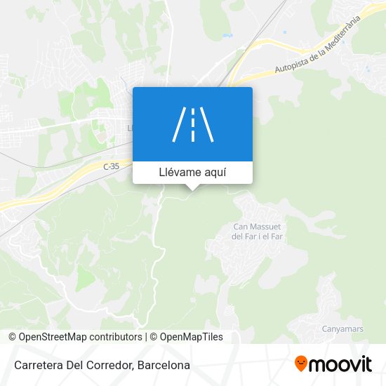 Mapa Carretera Del Corredor