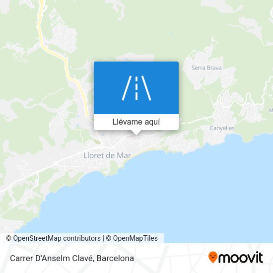Mapa Carrer D'Anselm Clavé