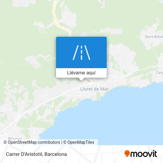 Mapa Carrer D'Aristotil