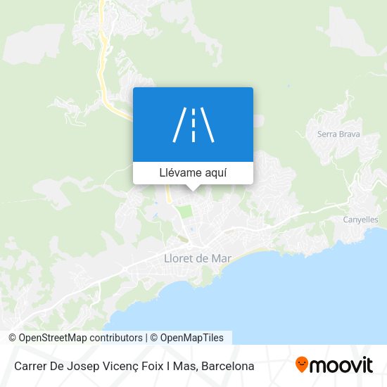 Mapa Carrer De Josep Vicenç Foix I Mas