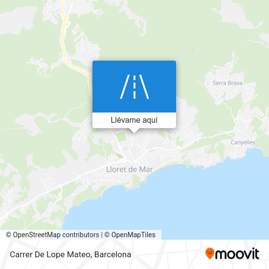 Mapa Carrer De Lope Mateo