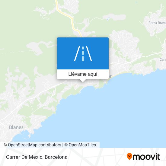 Mapa Carrer De Mexic