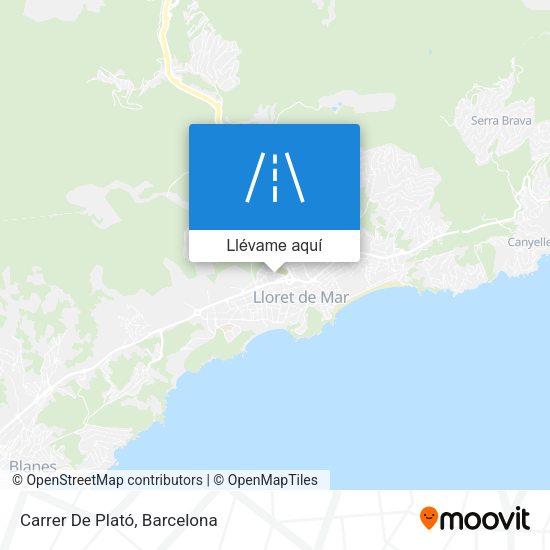 Mapa Carrer De Plató