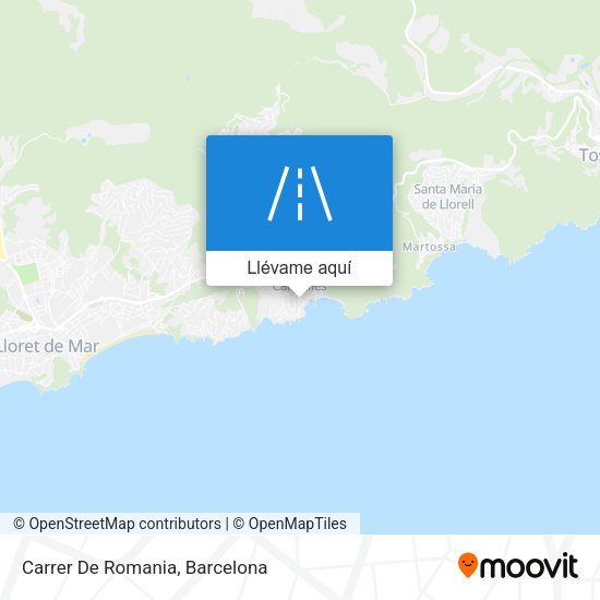 Mapa Carrer De Romania