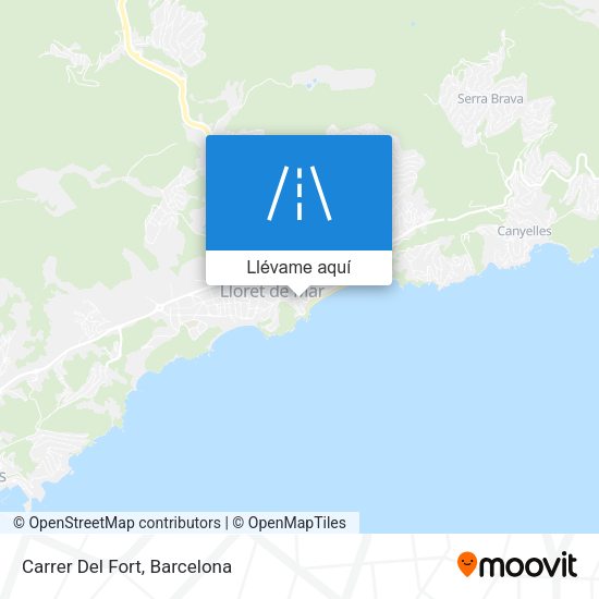 Mapa Carrer Del Fort