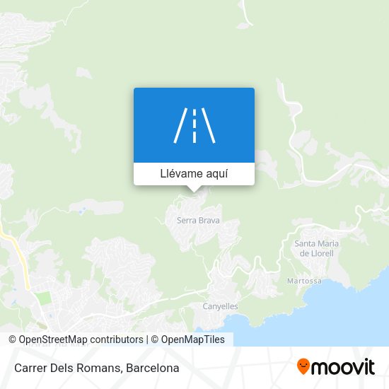 Mapa Carrer Dels Romans
