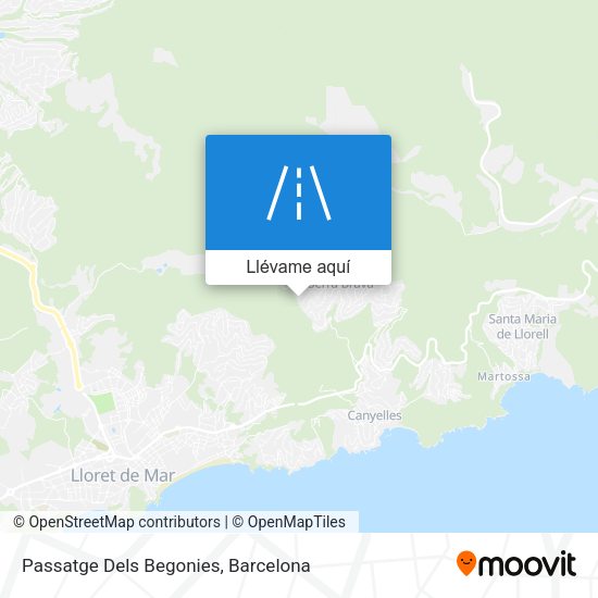 Mapa Passatge Dels Begonies
