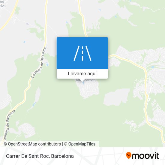 Mapa Carrer De Sant Roc