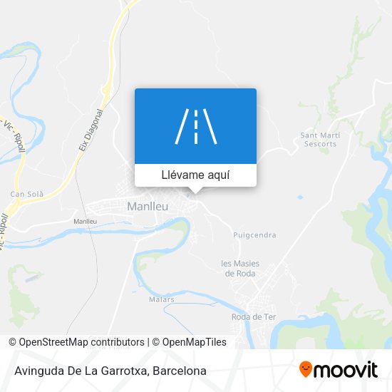 Mapa Avinguda De La Garrotxa