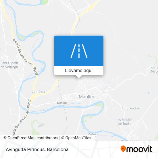 Mapa Avinguda Pirineus