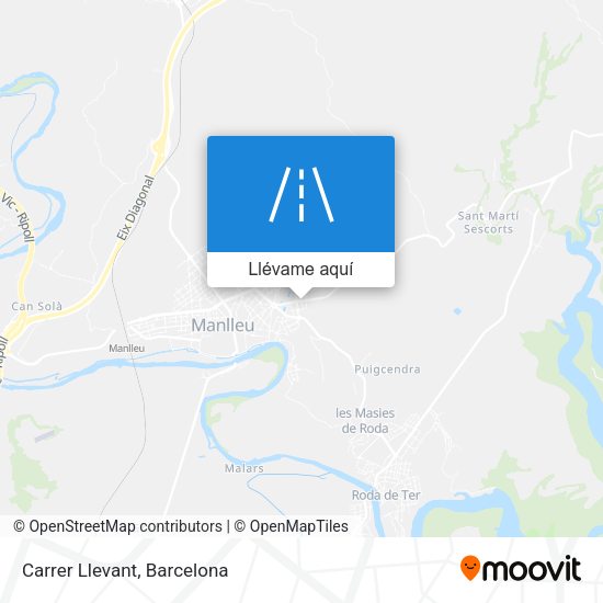 Mapa Carrer Llevant