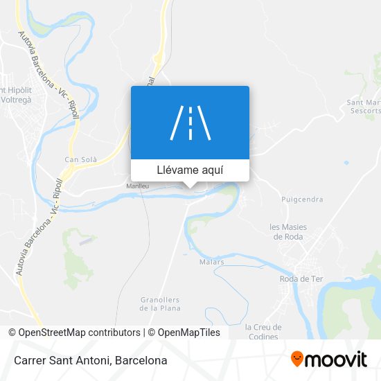 Mapa Carrer Sant Antoni