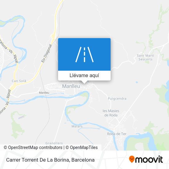 Mapa Carrer Torrent De La Borina