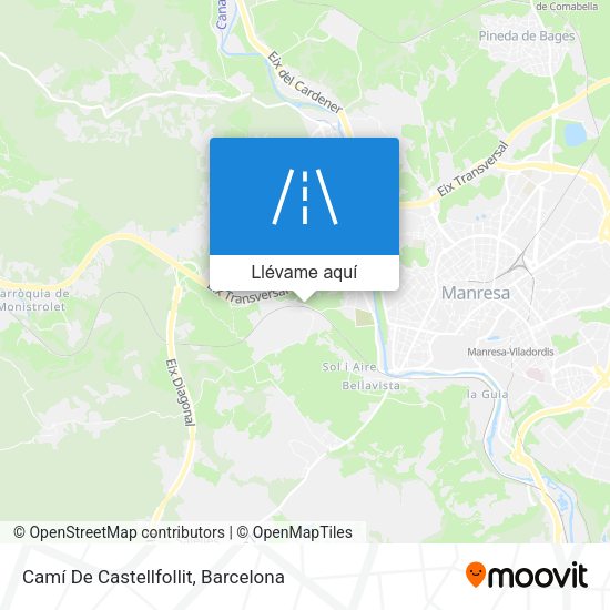 Mapa Camí De Castellfollit