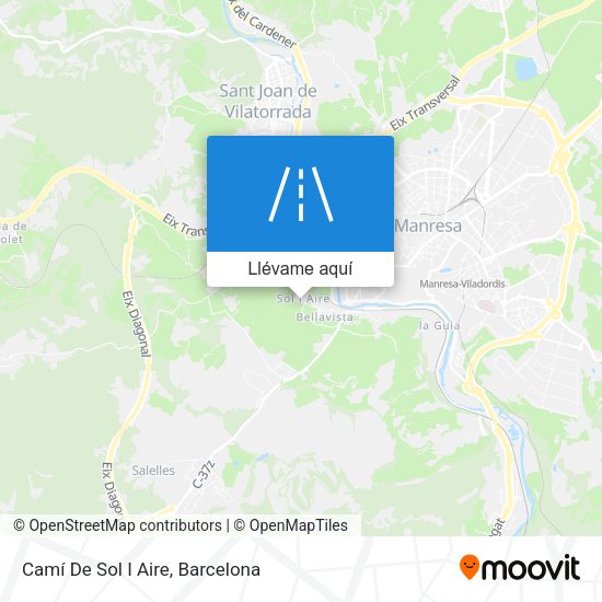 Mapa Camí De Sol I Aire
