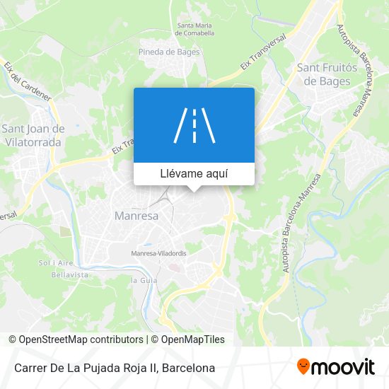 Mapa Carrer De La Pujada Roja II