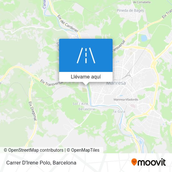 Mapa Carrer D'Irene Polo