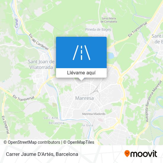 Mapa Carrer Jaume D'Artés
