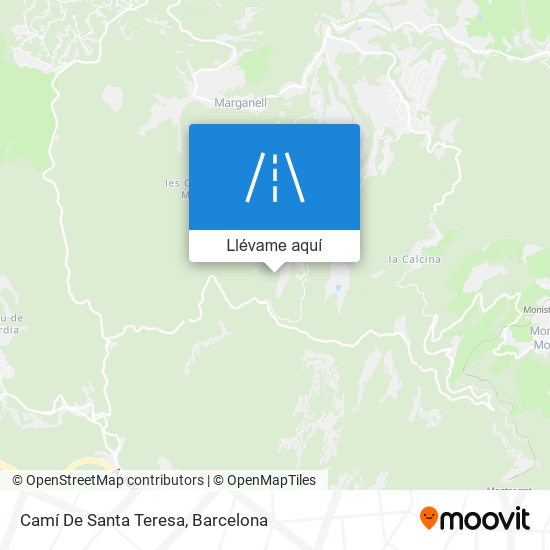 Mapa Camí De Santa Teresa