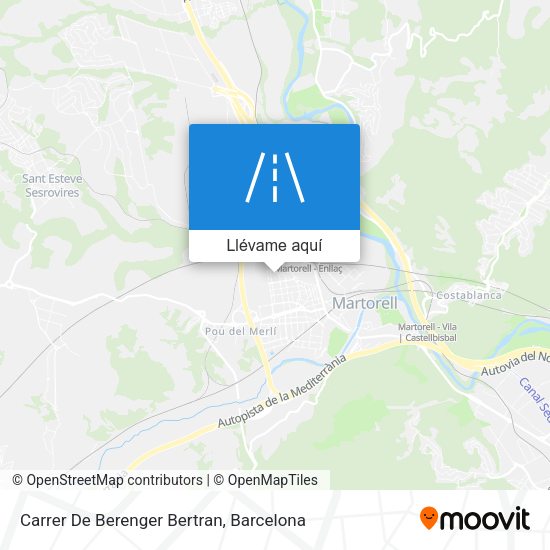 Mapa Carrer De Berenger Bertran