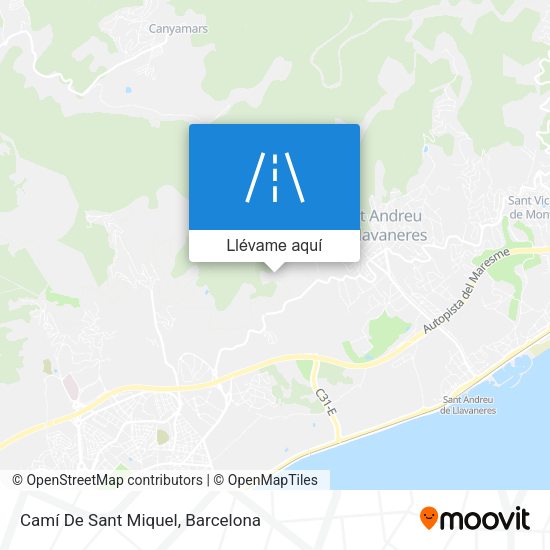 Mapa Camí De Sant Miquel