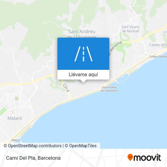 Mapa Camí Del Pla