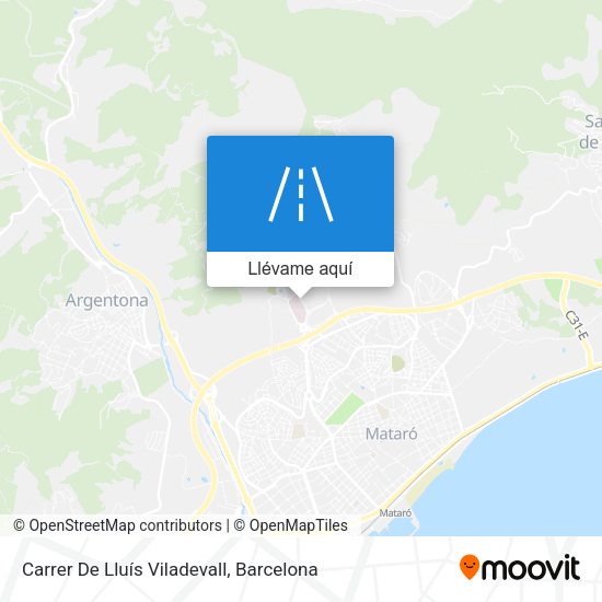 Mapa Carrer De Lluís Viladevall