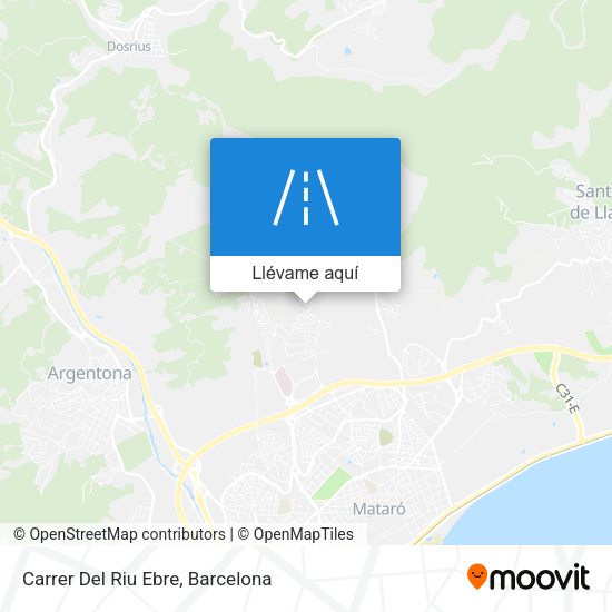 Mapa Carrer Del Riu Ebre