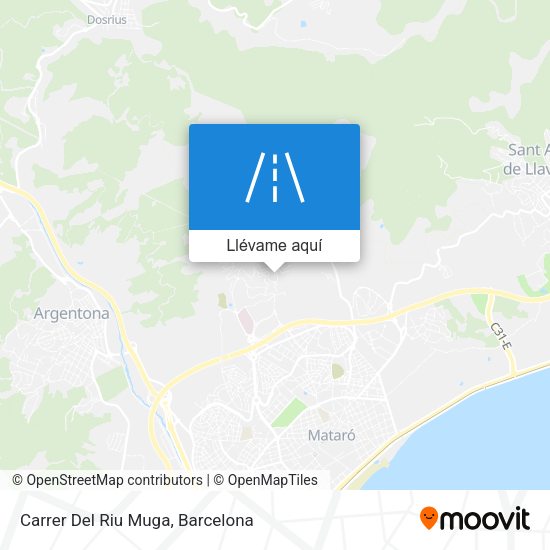 Mapa Carrer Del Riu Muga