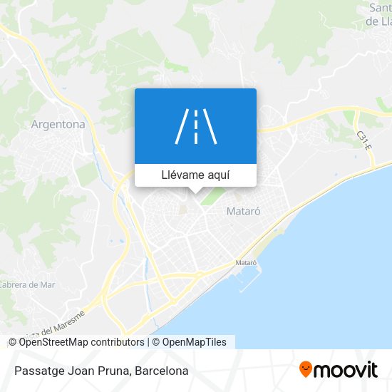 Mapa Passatge Joan Pruna