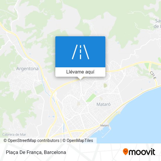 Mapa Plaça De França