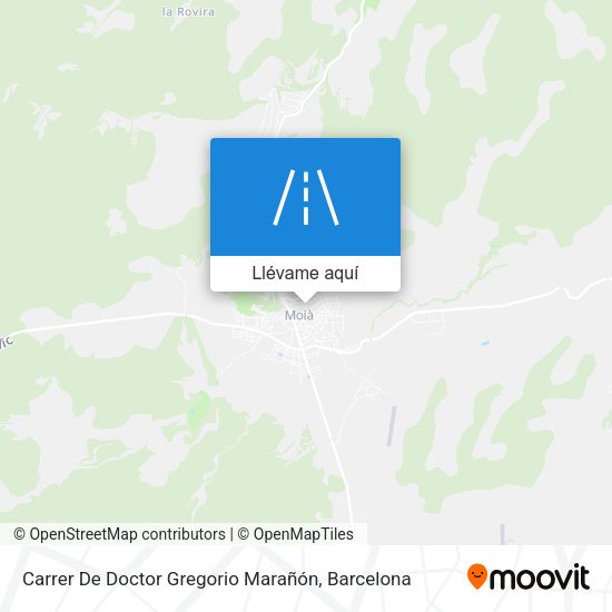 Mapa Carrer De Doctor Gregorio Marañón