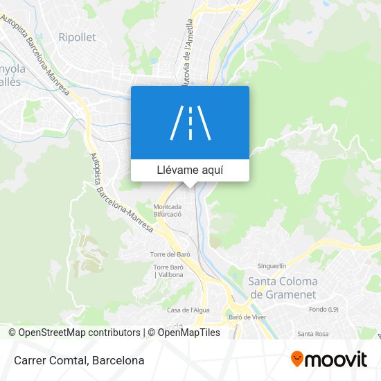 Mapa Carrer Comtal