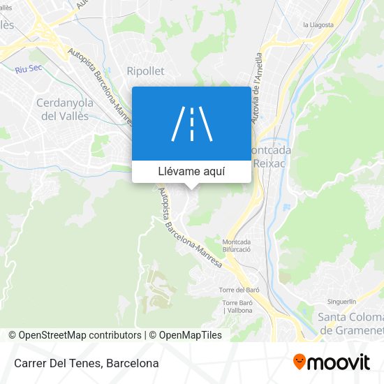 Mapa Carrer Del Tenes