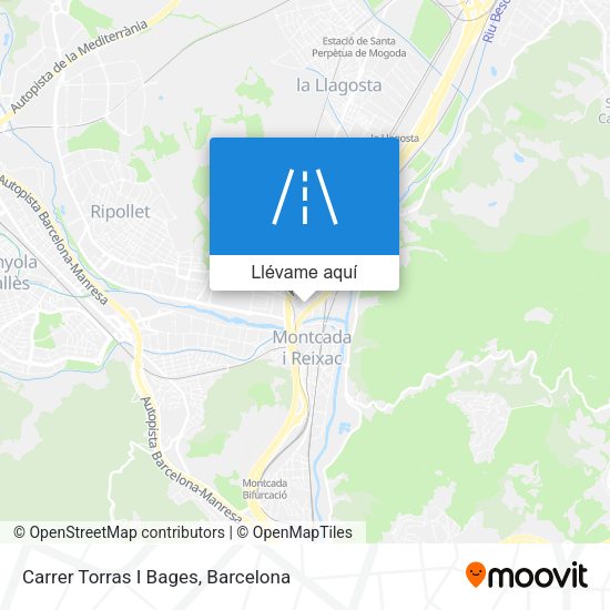 Mapa Carrer Torras I Bages